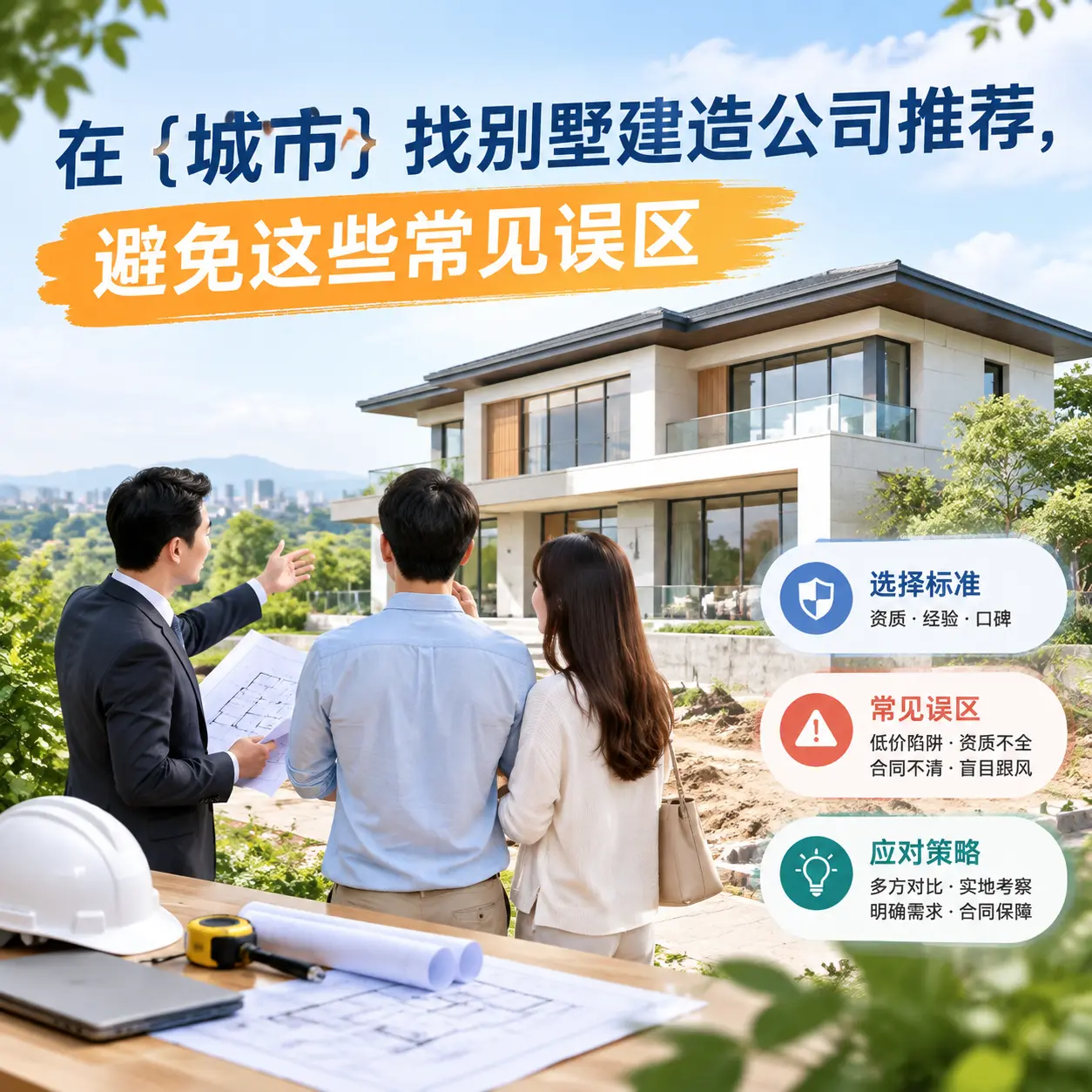 在 三都 找别墅建造公司推荐,避免这些常见误区