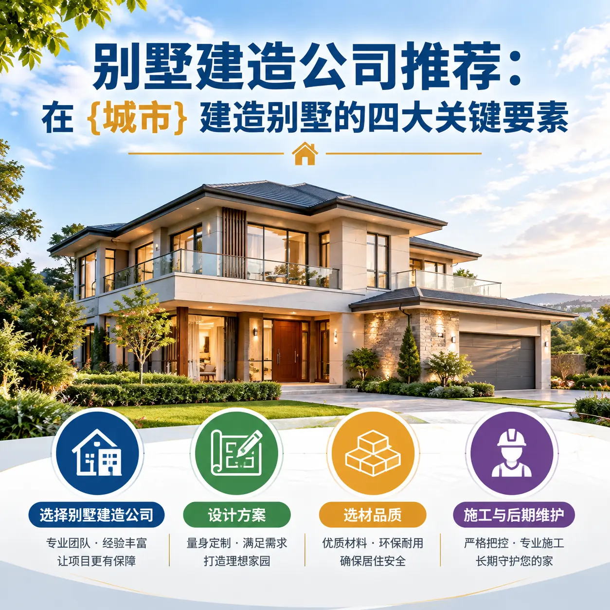 别墅建造公司推荐:在 三都 建造别墅的四大关键要素