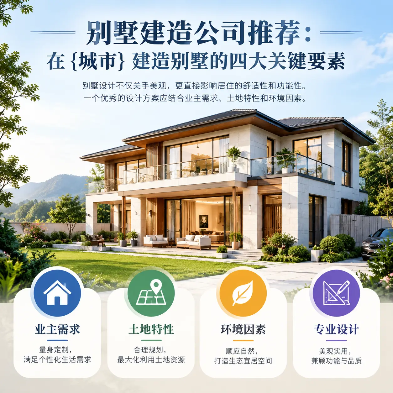 别墅建造公司推荐:在 三都 建造别墅的四大关键要素