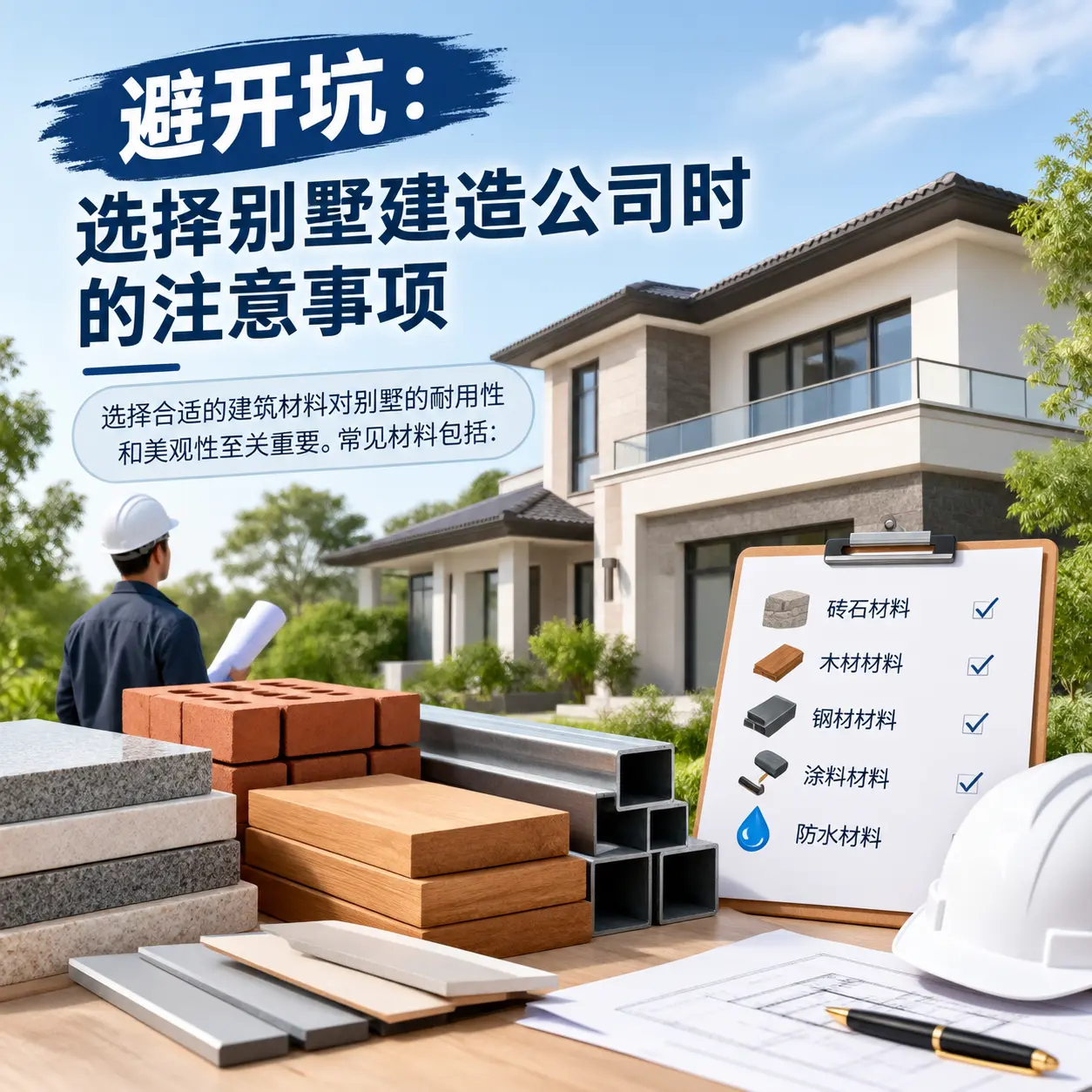避开坑：选择 三都 别墅建造公司时的注意事项