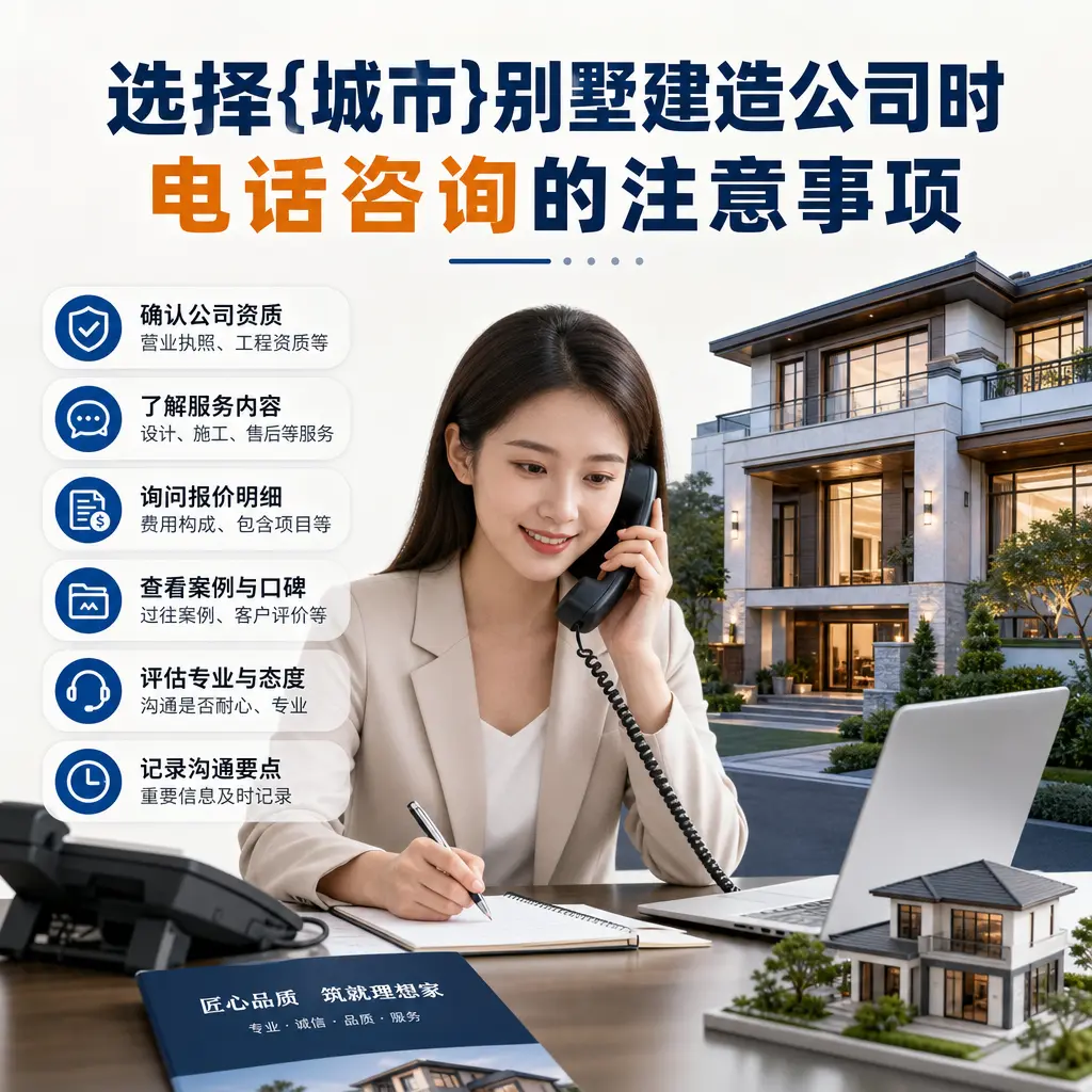 选择三都别墅建造公司时,电话咨询的注意事项