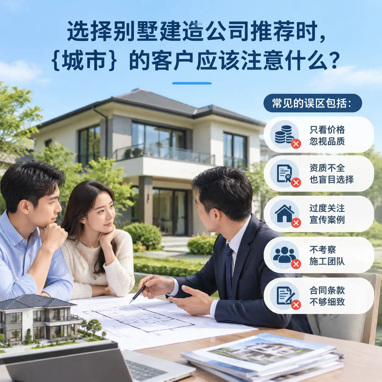 选择别墅建造公司推荐时,三都 的客户应该注意什么?