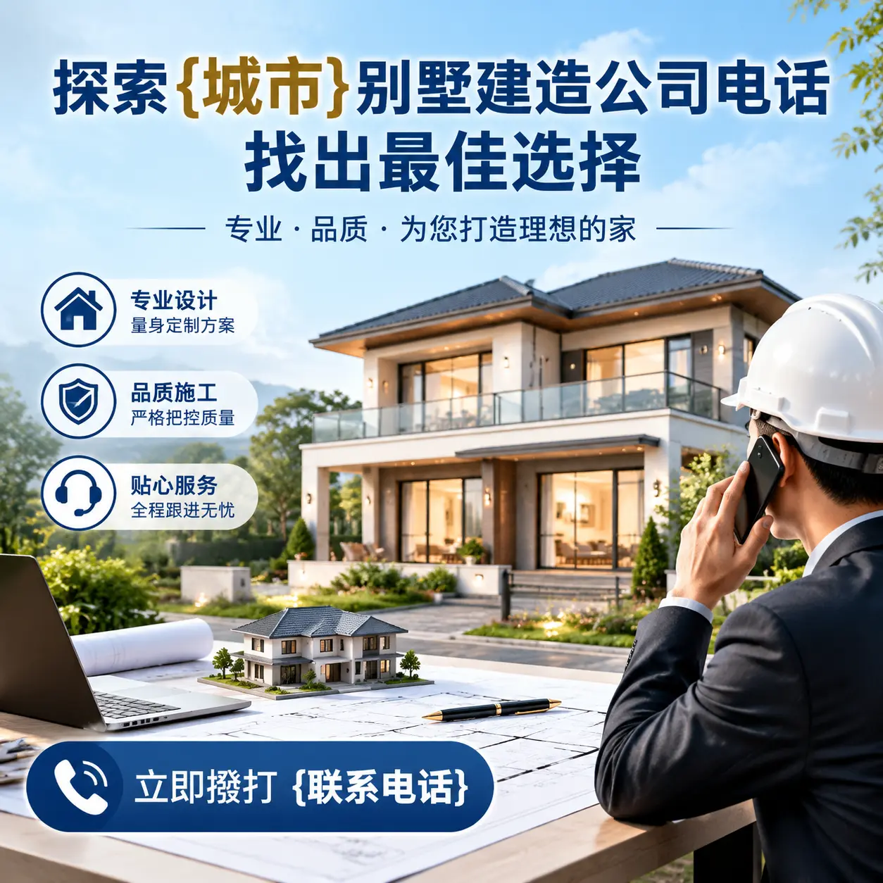 探索三都别墅建造公司电话，找出最佳选择