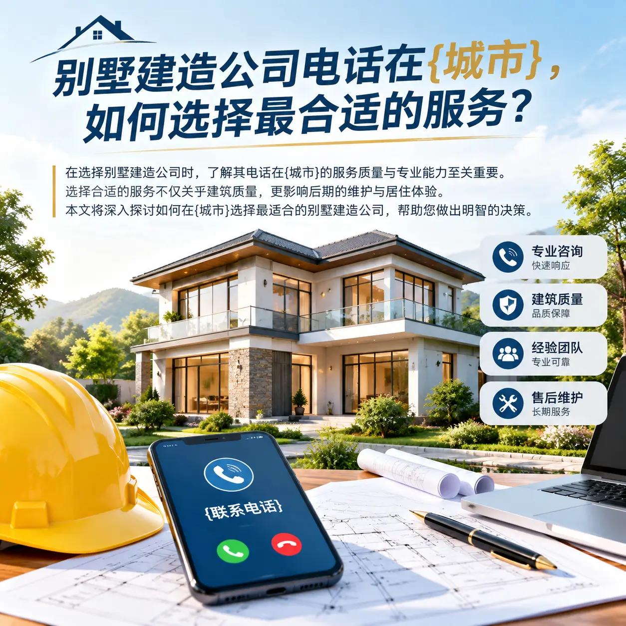 别墅建造公司电话在三都，如何选择最合适的服务？