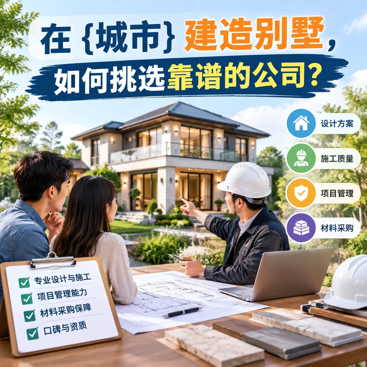 在 三都 建造别墅,如何挑选靠谱的公司?