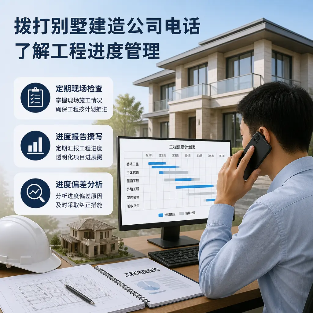 拨打三都别墅建造公司电话，了解工程进度管理