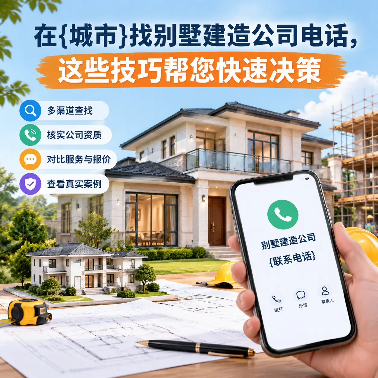 在三都找别墅建造公司电话，这些技巧帮您快速决策