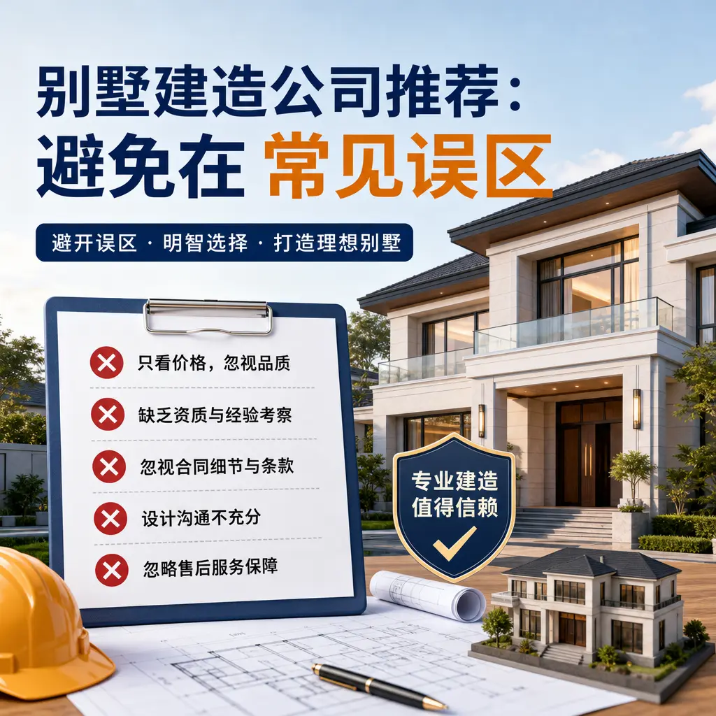 别墅建造公司推荐:避免在 三都 的常见误区